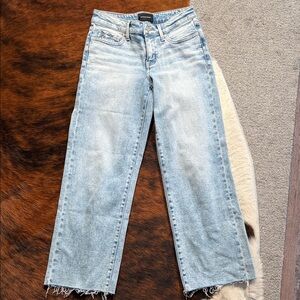 Buckle Light Blue Wide Leg Jeans